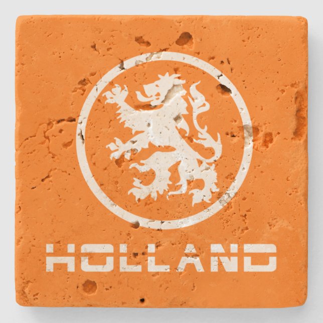 Posavasos De Piedra Montaña rusa de piedra de Holanda (Anverso)