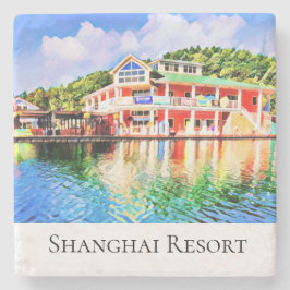 Posavasos De Piedra Montaña Rusa de Piedra del Resort Shanghai
