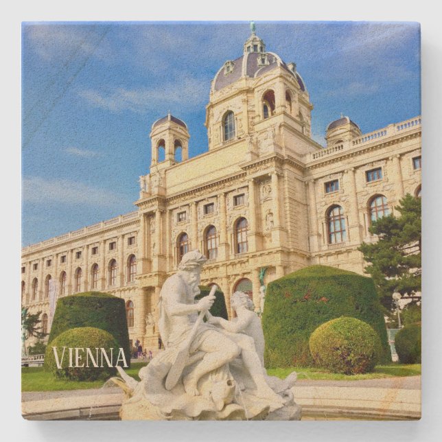 Posavasos De Piedra Montaña rusa Viena, Austria (Anverso)