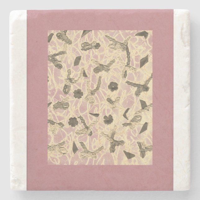 Posavasos De Piedra Montañas de piedra de arcos flotantes embellecidas (Anverso)