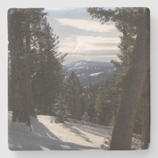 Posavasos De Piedra Montañas Madison en invierno en Montana