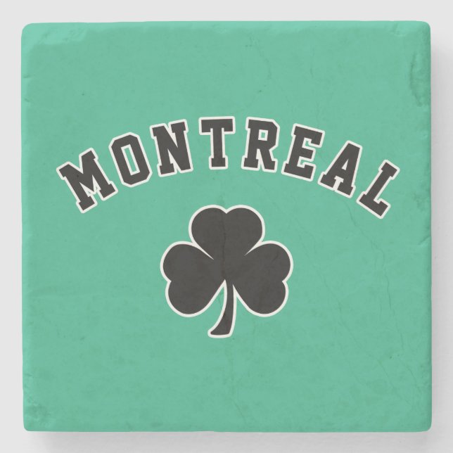 Posavasos De Piedra Montreal Irlandés  (Anverso)