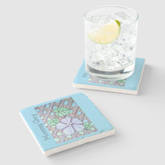 Posavasos De Piedra Morning Glory Stone Coaster