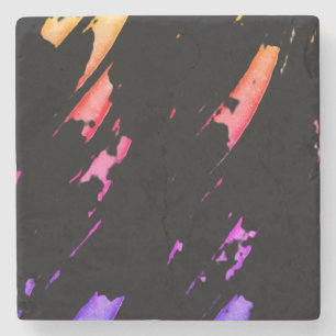 Posavasos De Piedra Mosaico de montaña