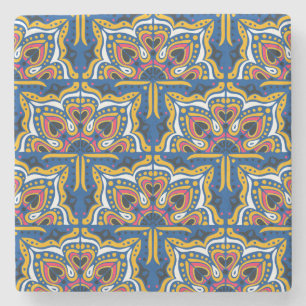 Posavasos De Piedra Mosaico Indio Talavera: Cerámica sin Marea.