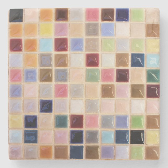 Posavasos De Piedra Mosaicos de época (Anverso)