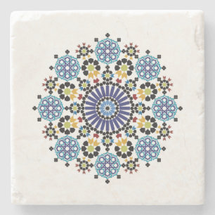 Posavasos De Piedra ¡Mosaïque Marocain! Zellige Marocain