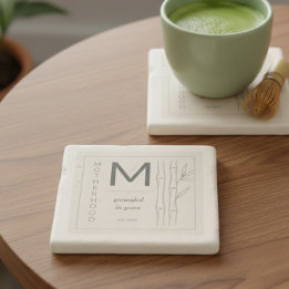 Posavasos De Piedra Motherhood Grounded in Grace Botanical Mom