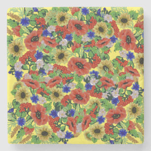 Posavasos De Piedra Motif Tradicional, Motif Tradicional Rumano T-S