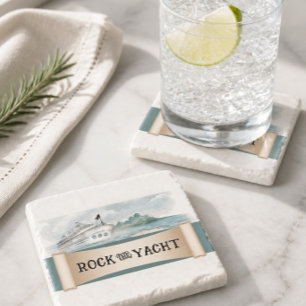 Posavasos De Piedra Mueve el yate