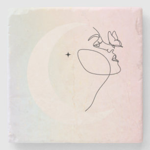 Posavasos De Piedra Mujer