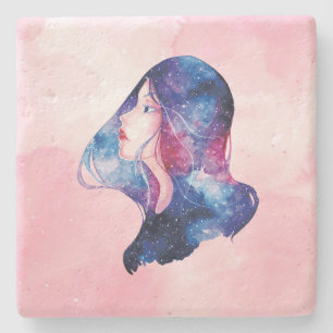 Posavasos De Piedra Mujer