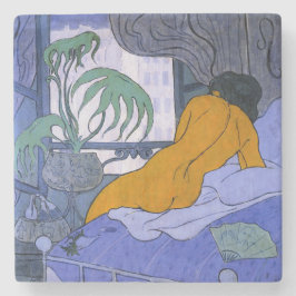 Posavasos De Piedra Mujer en la habitación azul (de Paul Ranson)