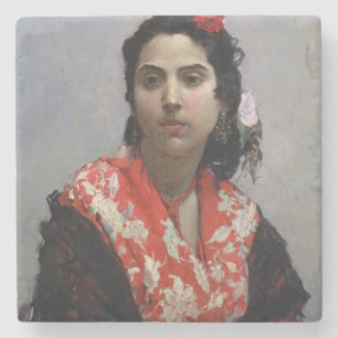 Posavasos De Piedra Mujer gitana