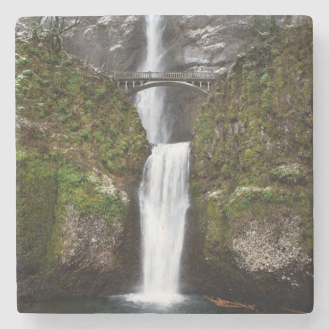 Posavasos De Piedra Multnomah baja en la garganta de Columbia (Anverso)