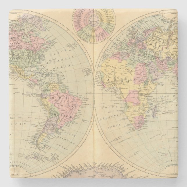 Posavasos De Piedra Mundo 10 (Anverso)