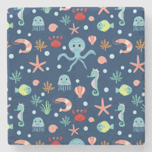 Posavasos De Piedra Mundo del Mar