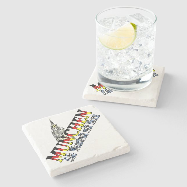 Posavasos De Piedra Munich Bavaria Alemania Deutchland Munich (Lateral)