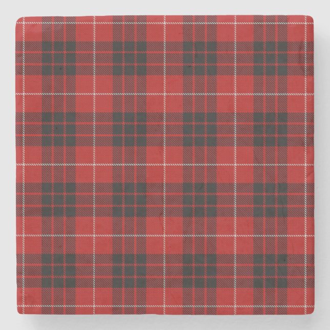 Posavasos De Piedra Munro Tartan (Anverso)