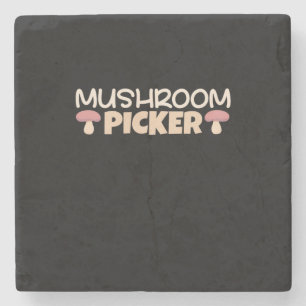Posavasos De Piedra Mushroom Pickers
