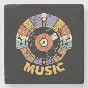 Posavasos De Piedra música clásica retro