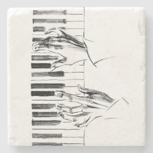 Posavasos De Piedra Música de piano