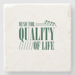 Posavasos De Piedra Música Para La Calidad De Vida