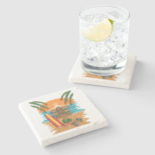 Posavasos De Piedra música surf verano feliz
