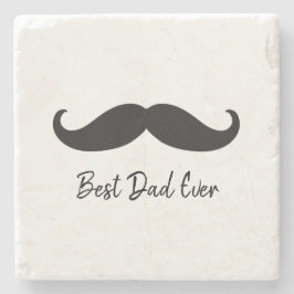 Posavasos De Piedra Mustache negro