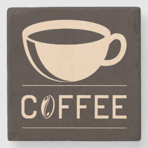 Posavasos De Piedra Muy Frío y Lindo Café o Java