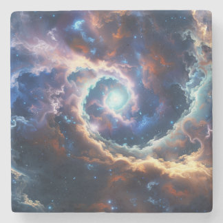 Posavasos De Piedra Mystical Whirlpool en los Starry Skies