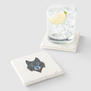 Posavasos De Piedra Mystical Wolf