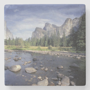 Posavasos De Piedra NA, EE. UU., California, Yosemite NP, Vista del va