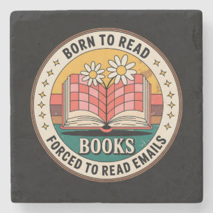 Posavasos De Piedra Nacido Para Leer Libros Obligado A Leer Correos El