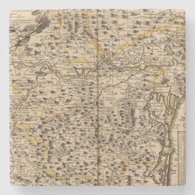 Posavasos De Piedra Narbona Francia (Anverso)