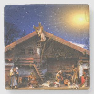 Posavasos De Piedra Natividad de Jesucristo