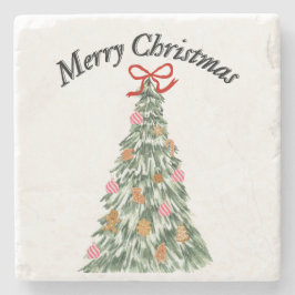 Posavasos De Piedra Navidad rústica Mikitiez vintage acogedora casa de