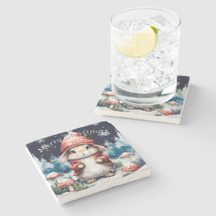 Posavasos De Piedra Navidades caprichosos Bunny Personalizado