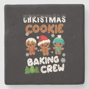 Posavasos De Piedra Navidades Cookie Baking Crew Navidades Gracioso Re