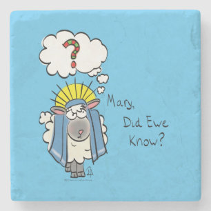 Posavasos De Piedra Navidades cristianos graciosos cuestan ovejas