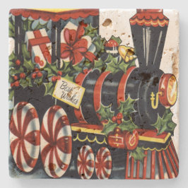 Posavasos De Piedra Navidades de Candy Train