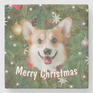 Posavasos De Piedra Navidades de Corgi