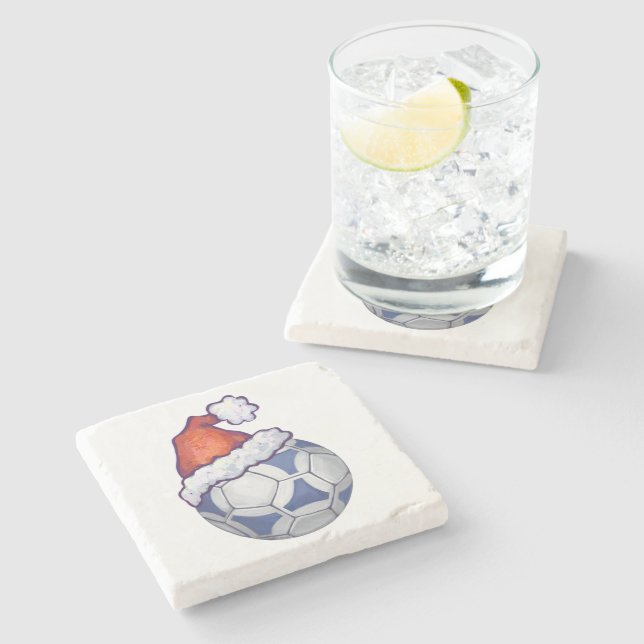 Posavasos De Piedra Navidades de Futbal (Lateral)