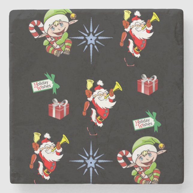 Posavasos De Piedra Navidades de la Pascua de Mármol Stone (Anverso)
