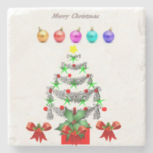 Posavasos De Piedra Navidades de la Pascua de Mármol Stone