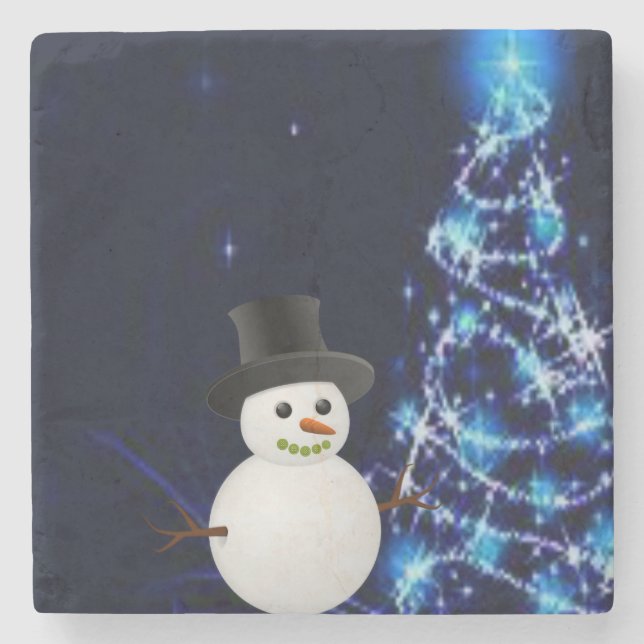 Posavasos De Piedra Navidades de la Pascua de Mármol Stone (Anverso)