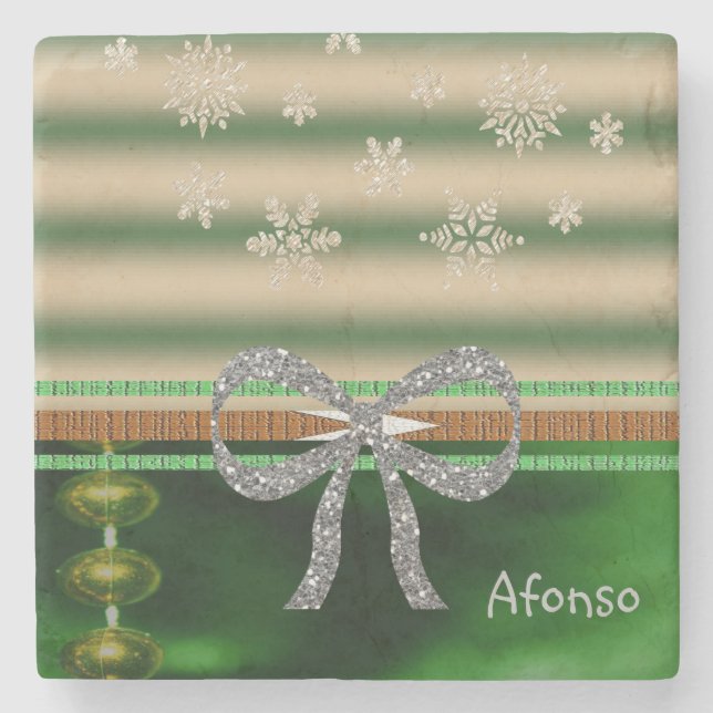 Posavasos De Piedra Navidades de la Pascua de Mármol Stone (Anverso)