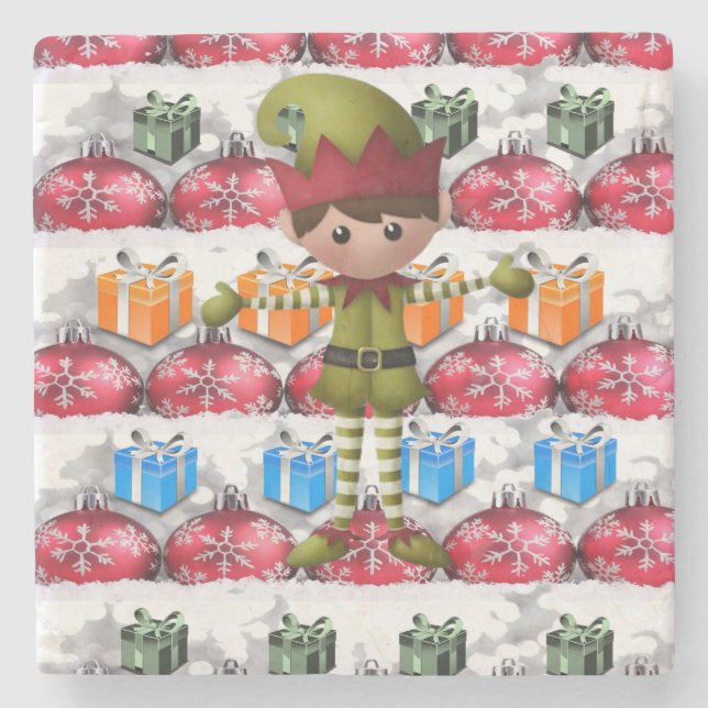 Posavasos De Piedra Navidades de la Pascua de Mármol Stone (Anverso)