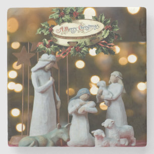 Posavasos De Piedra Navidades de la Pascua de Mármol Stone