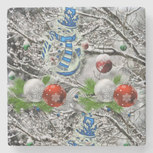 Posavasos De Piedra Navidades de la Pascua de Mármol Stone